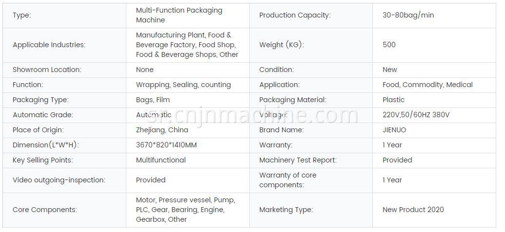 Мулти-функција машина за паковање Multi-Function Packaging Machine